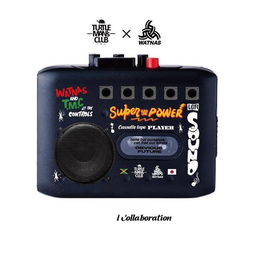 SUPER COMBO!! TURTLE MAN's CLUB×WATNAS「ur SOUND SYSTEM」Cassette PLAYER with 3 SYSTEM TAPE 限定カセットテープ付き【予約】