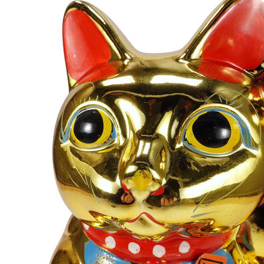 "金の招き猫 " Vintage PiggyBank_貯金箱 昭和レトロ