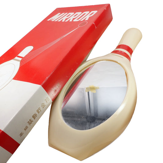 "Bowling" Vintage Mirror_鏡&貯金箱 昭和レトロ