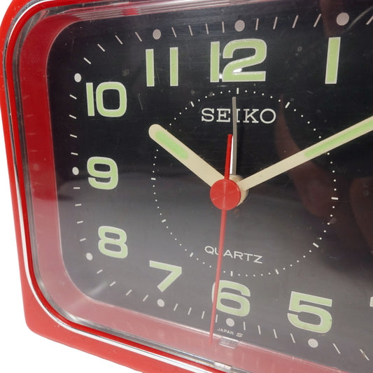 "SEIKO RED" Vintage Clock レトロ