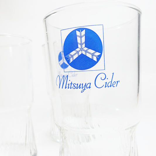 "Mitsuya Cider " Vintage Glass_ガラスコップ 昭和レトロ 非売品