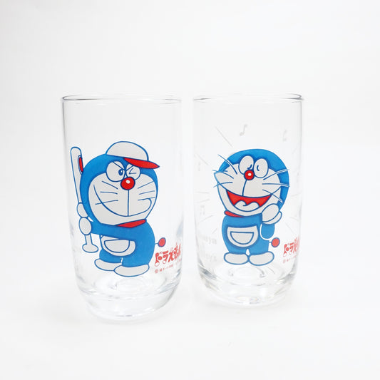 "ドラえもん " Vintage Glass_ガラスコップ 昭和レトロ 非売品
