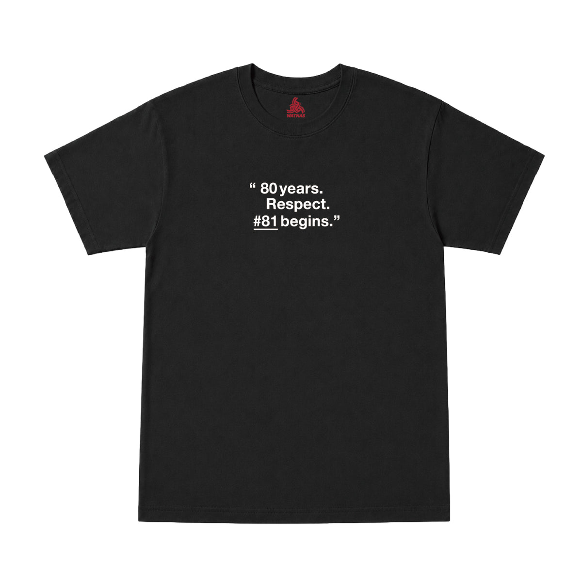 WATNAS "#81 begins" Crew Sweat (3 Colors) with a choice of 6 free gifts