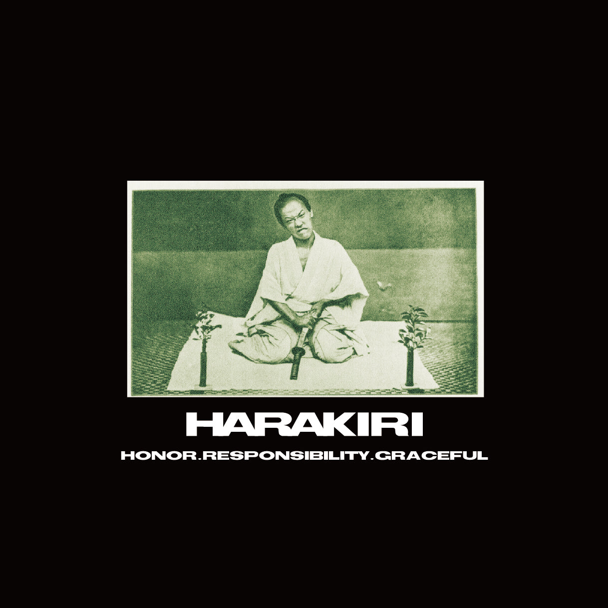 OUT and BAD "HARAKIRI_ハラキリ" T-Shirts
