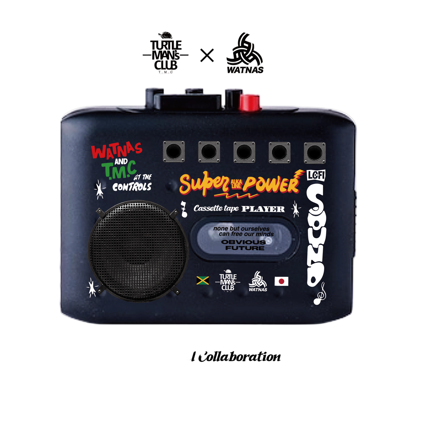 WATNAS×TURTLE MAN's CLUB 「ur SOUND SYSTEM」Cassette Tape PLAYER 〈2Color〉【予約】