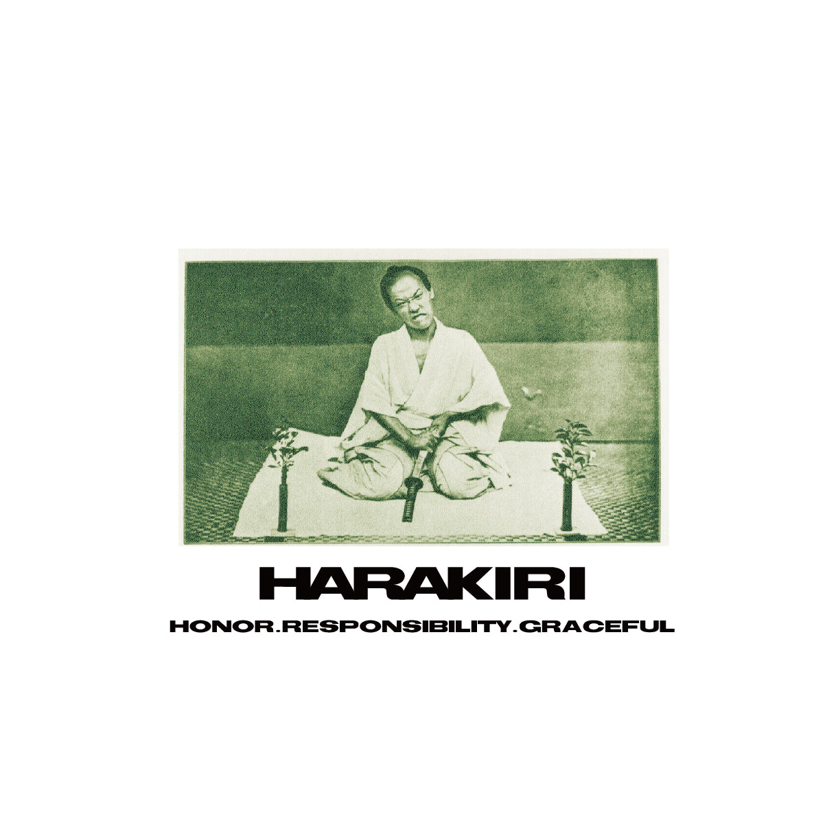 OUT and BAD "HARAKIRI_ハラキリ" T-Shirts