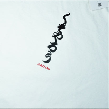 WATNAS "KUSOYARO_くそやろう" 7.5 oz Garment Dye Drop Shoulder T-Shirts