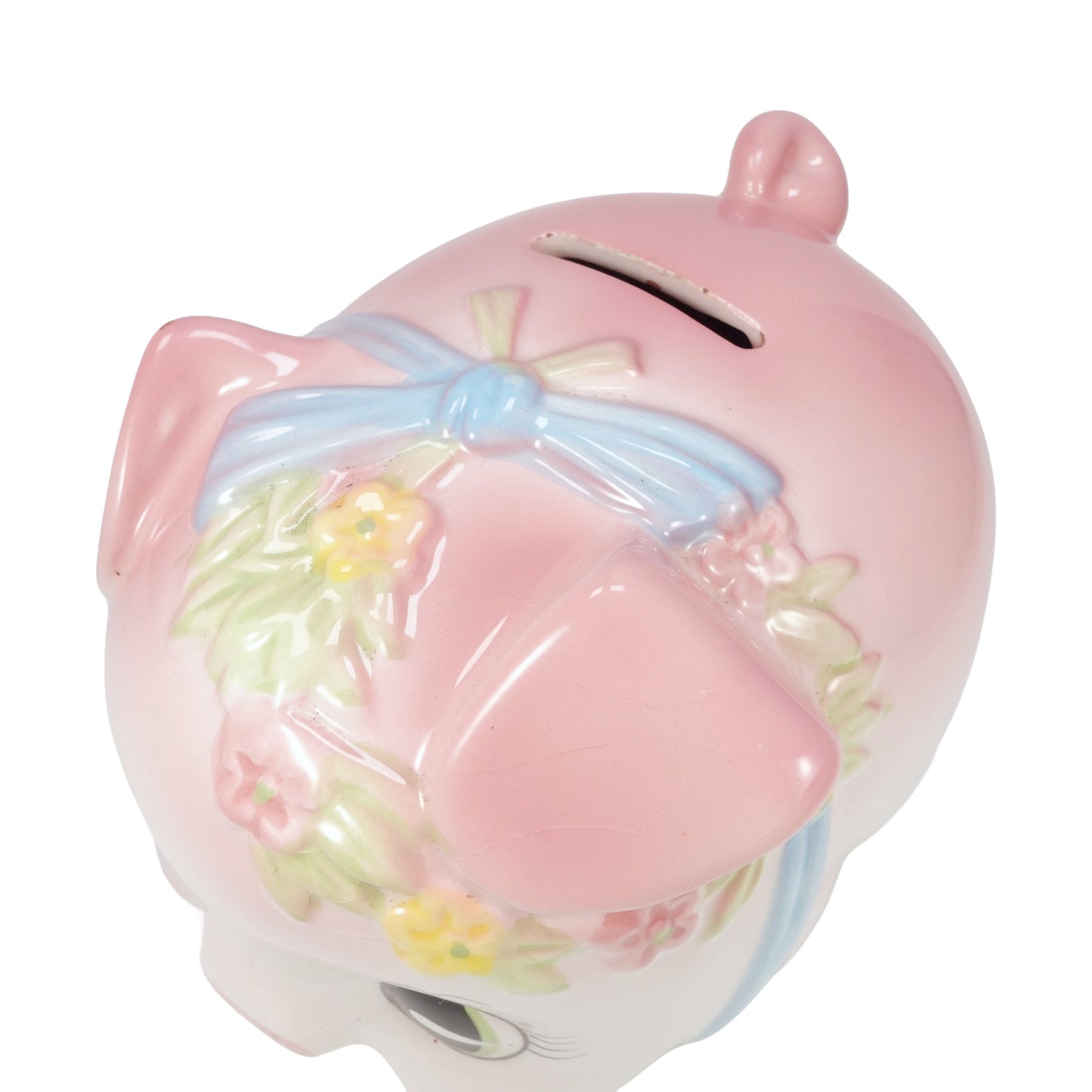 "ピンクのブタちゃん " Vintage PiggyBank_貯金箱　昭和レトロ