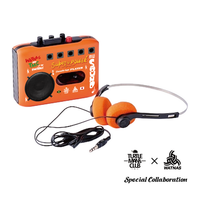 SUPER COMBO!! TURTLE MAN's CLUB×WATNAS「ur SOUND SYSTEM」Cassette PLAYER with 3 SYSTEM TAPE 限定カセットテープ付き【予約】