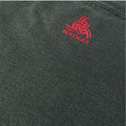 WATNAS "WABI-SABI_わびさび" 7.5 oz Garment Dye Drop Shoulder T-Shirts