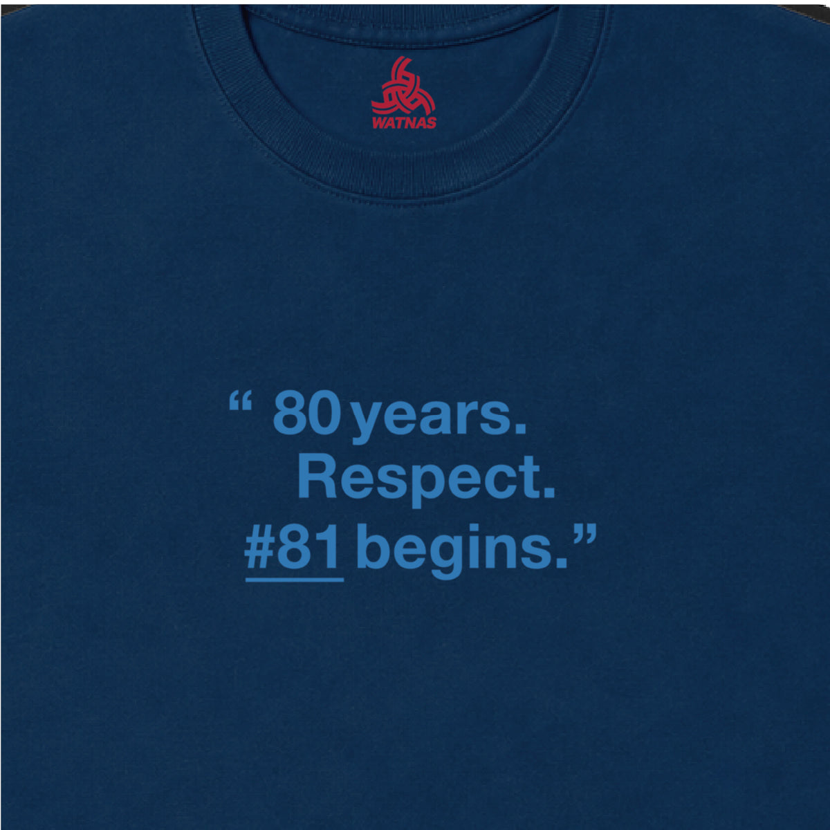 WATNAS "#81 begins" Crew Sweat (3 Colors) with a choice of 6 free gifts