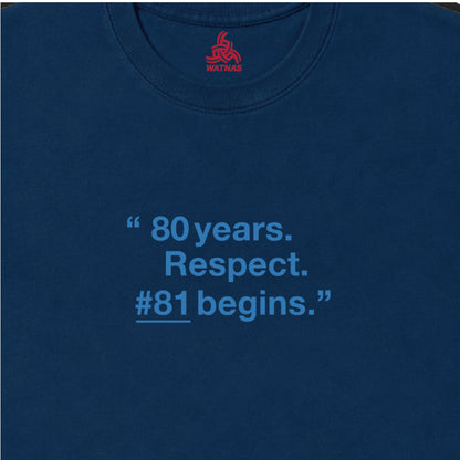 WATNAS "#81 begins" Crew Sweat (3 Colors) with a choice of 6 free gifts
