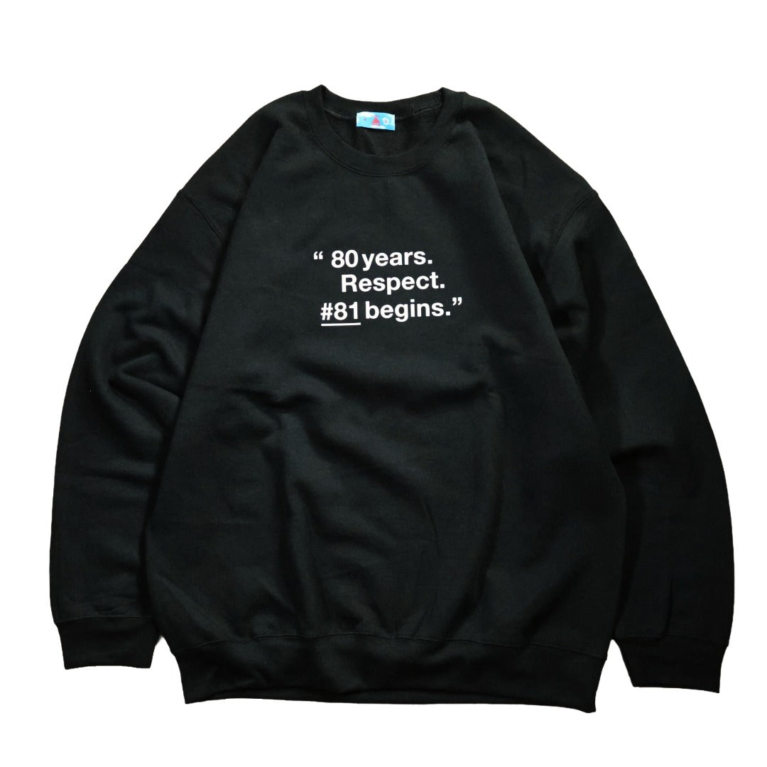 WATNAS "#81 begins"Crew Sweat〈3Colors〉選べる6種類オマケ付き【予約】