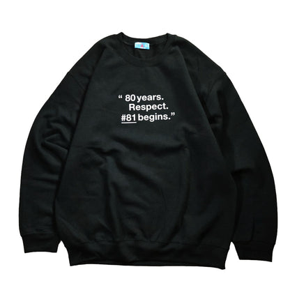 WATNAS "#81 begins"Crew Sweat〈3Colors〉選べる6種類オマケ付き【予約】