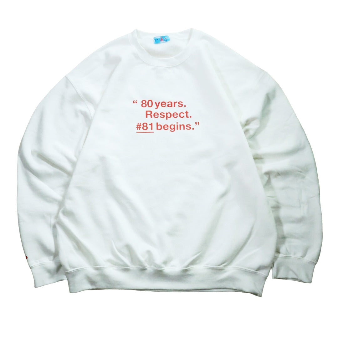 WATNAS "#81 begins"Crew Sweat〈3Colors〉選べる6種類オマケ付き【予約】