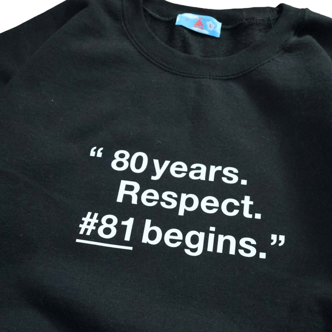 WATNAS "#81 begins"Crew Sweat〈3Colors〉選べる6種類オマケ付き【予約】
