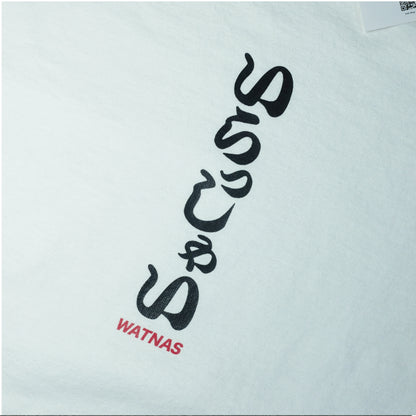 WATNAS "IRASSHAI_いらっしゃい" 7.5 oz Garment Dye Drop Shoulder T-Shirts