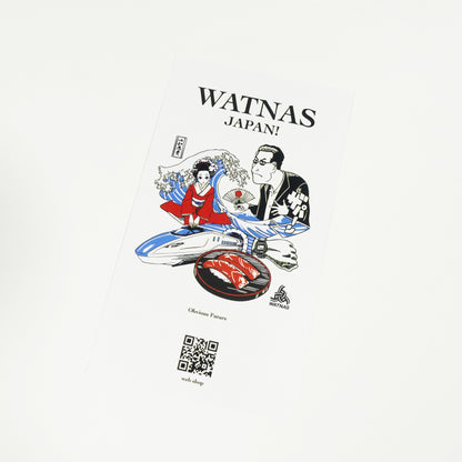 WATNAS "Japan prosperity 日本繁栄 " Original Luggage Tag & 3Cards