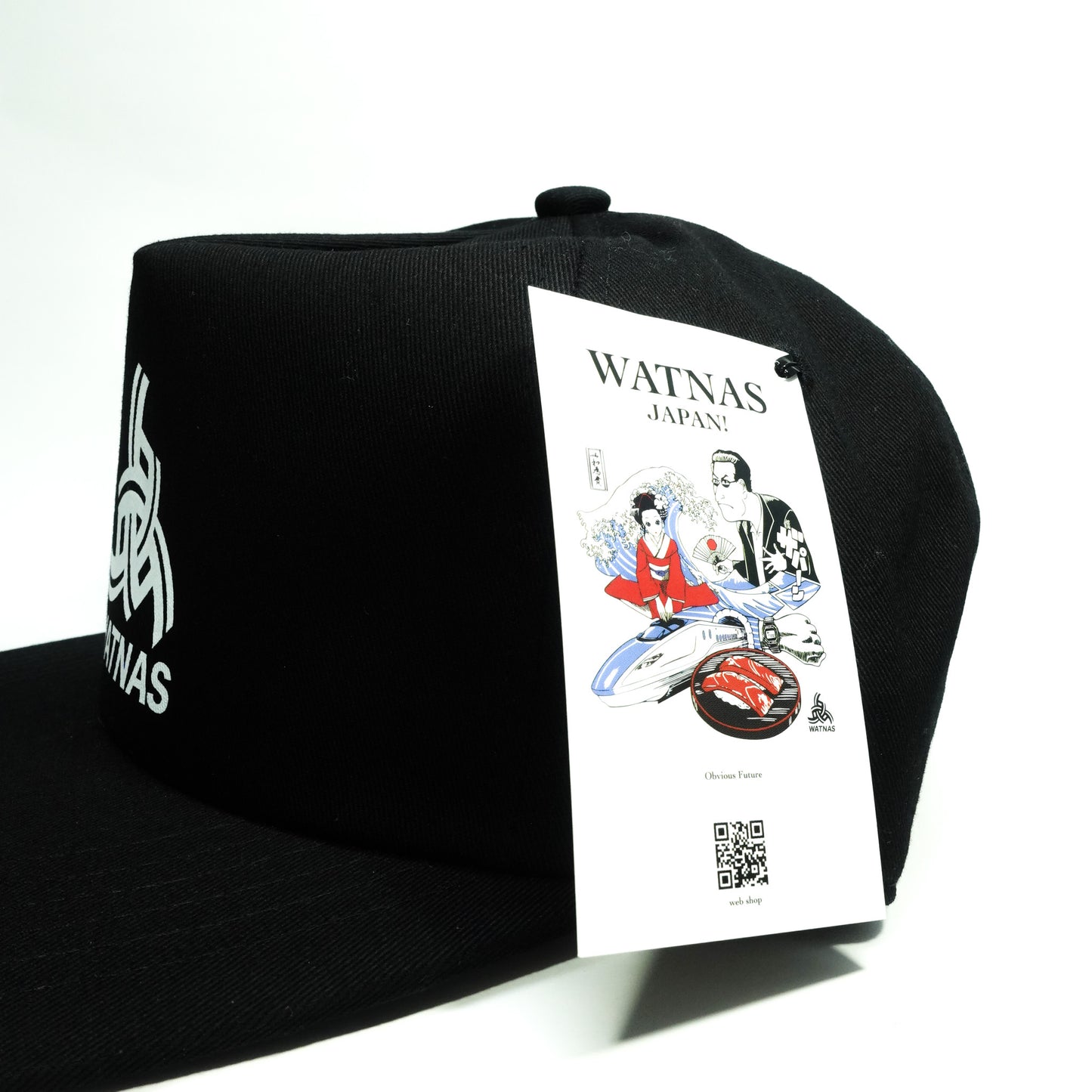 WATNAS "NATION" 5 Panels Flat Bill Caps