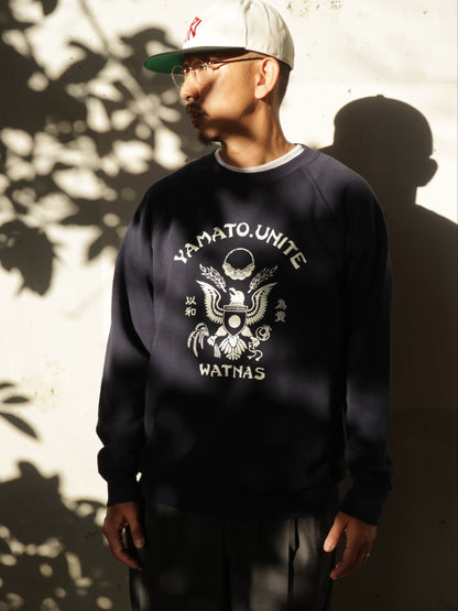 WATNAS "IRASSHAI_いらっしゃい" 7.5 oz Garment Dye Drop Shoulder T-Shirts