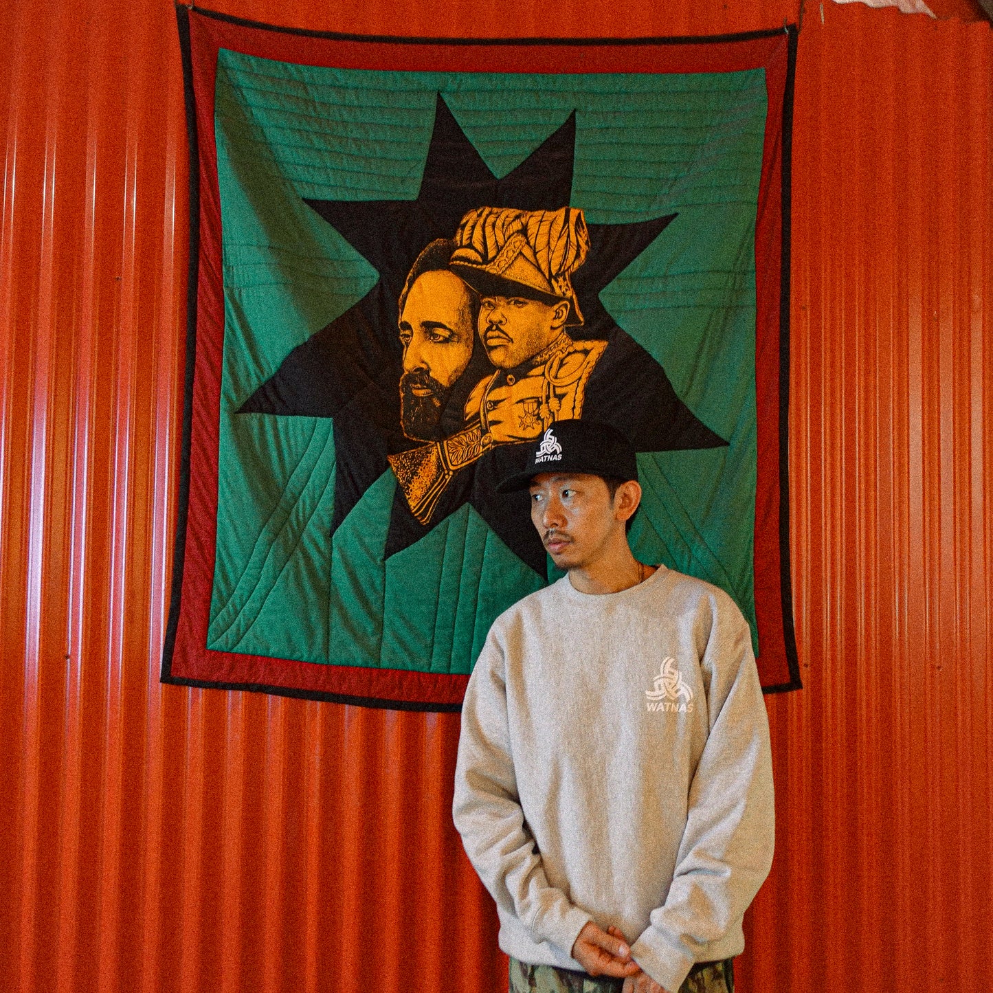WATNAS "Revolution by WATNAS" Premium Heavy Weight Crew Sweat 〈3Colors〉限定カセットテープ付き【予約】