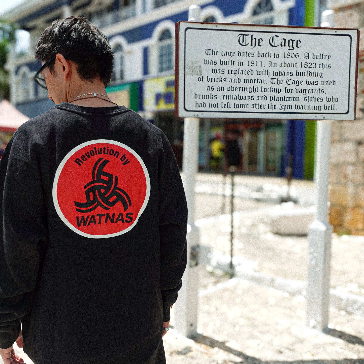 WATNAS "Revolution by WATNAS" Premium Heavy Weight Crew Sweat 〈3Colors〉限定カセットテープ付き【予約】