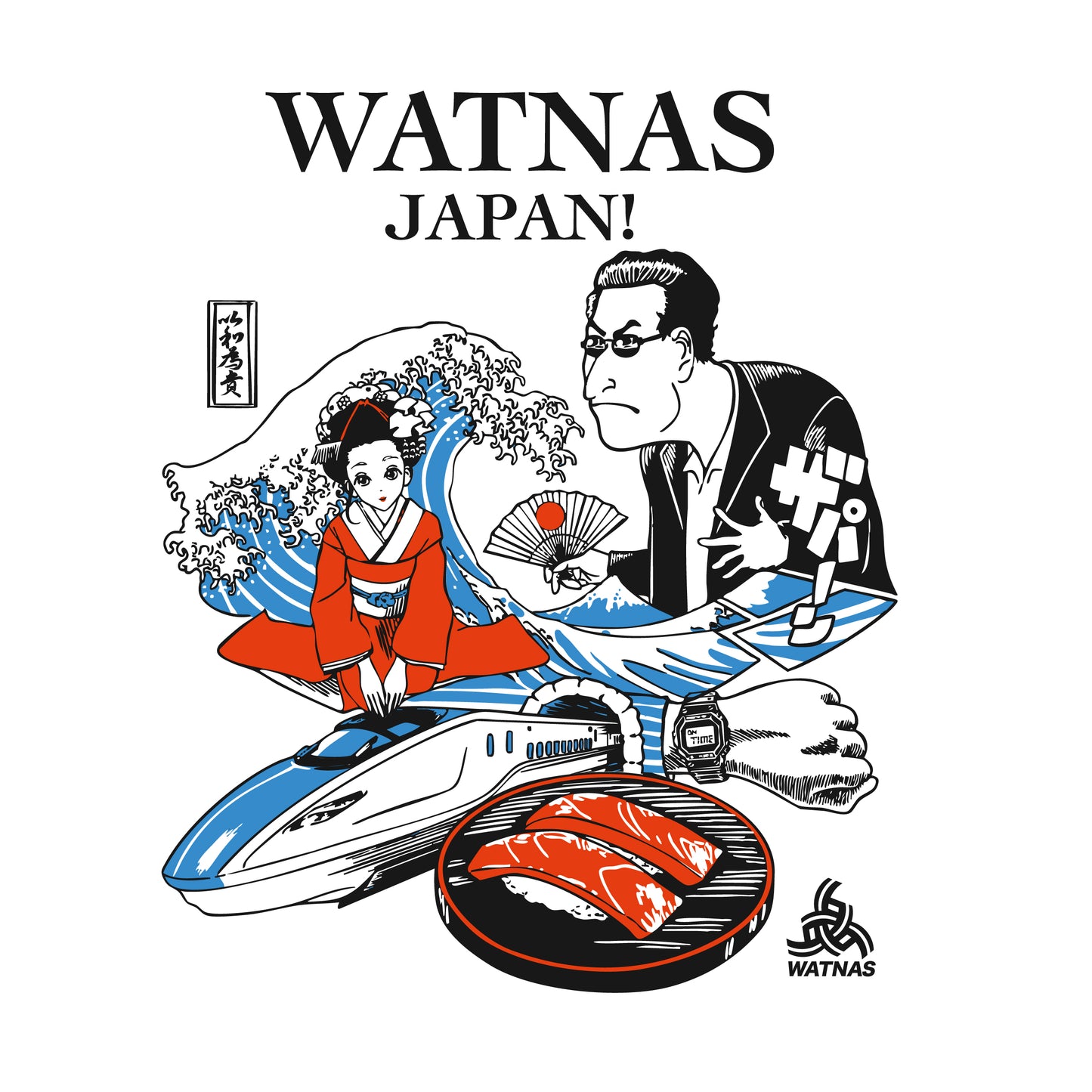WATNAS "UNIFORM"HIGH QUALITY T-Shirts  with Original Luggage Tag