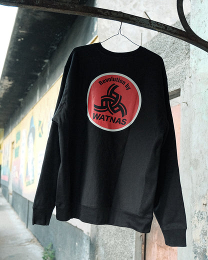 WATNAS "Revolution by WATNAS" Premium Heavy Weight Crew Sweat 〈3Colors〉限定カセットテープ付き