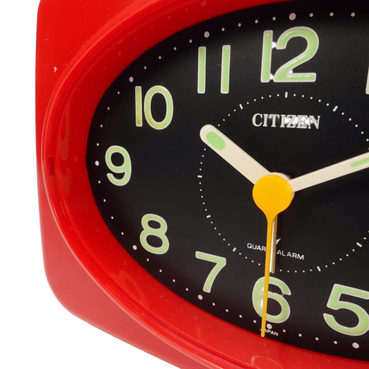 "CITIZEN RED" Vintage Clock レトロ