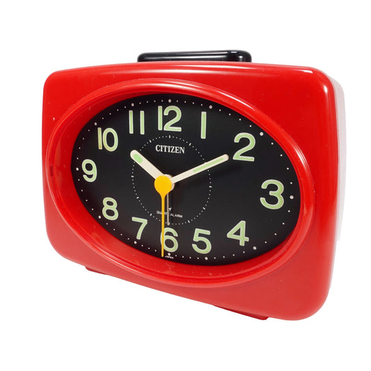 "CITIZEN RED" Vintage Clock レトロ