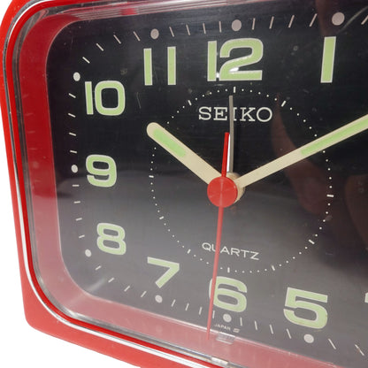 "SEIKO RED" Vintage Clock レトロ