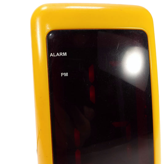 "YELLOW" Vintage Decital Clock レトロ