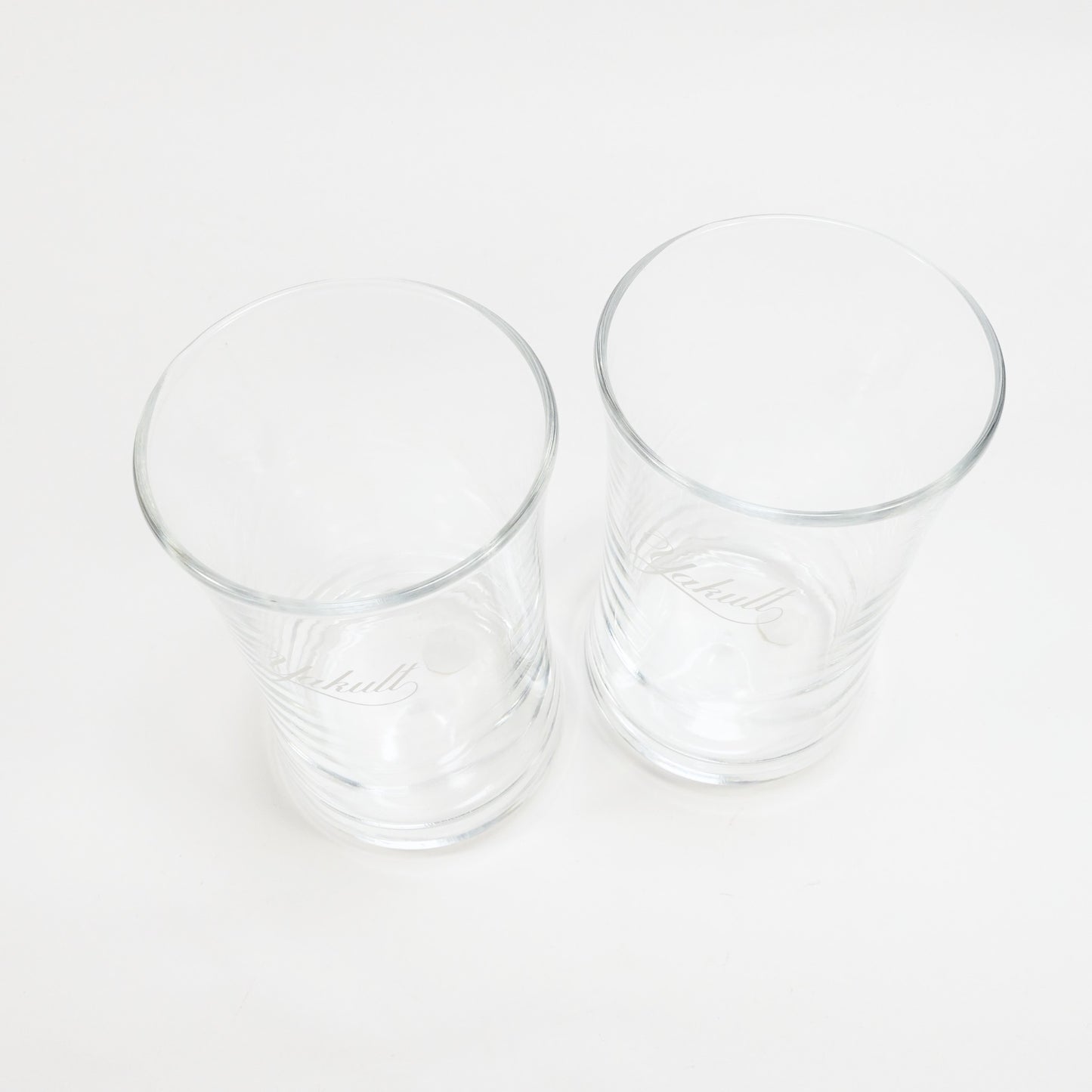 "Yakult " Vintage Glass_ガラスコップ　昭和レトロ 非売品