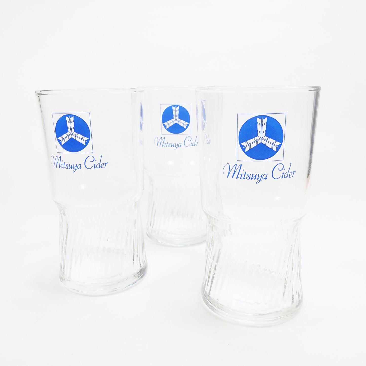 "Mitsuya Cider " Vintage Glass_ガラスコップ　昭和レトロ 非売品