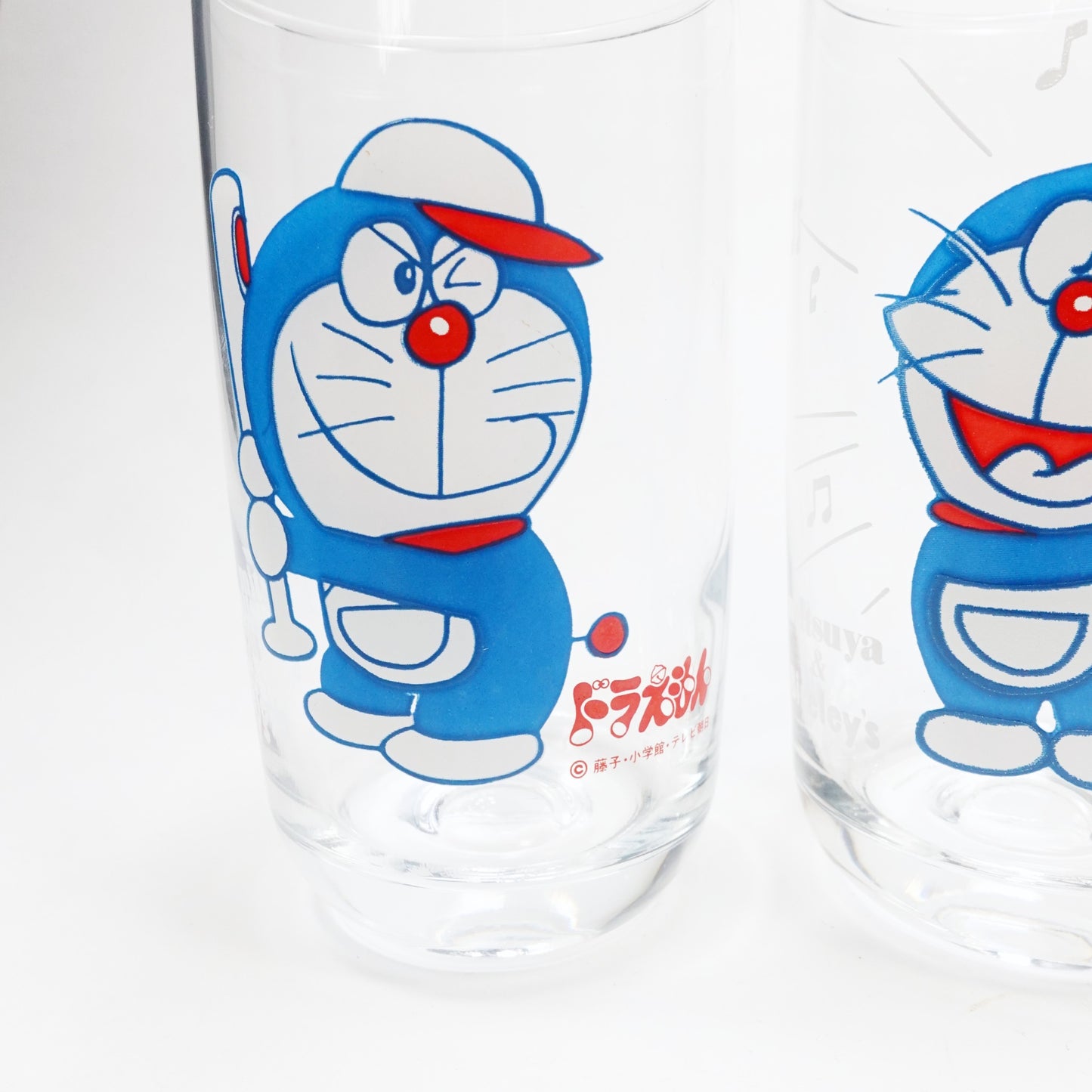 "ドラえもん " Vintage Glass_ガラスコップ　昭和レトロ 非売品