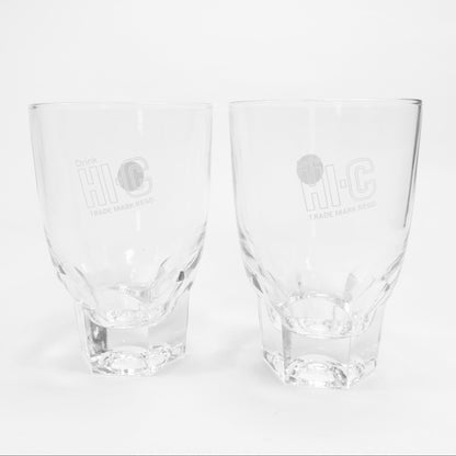 "HI-C " Vintage Glass_ガラスコップ　昭和レトロ 非売品
