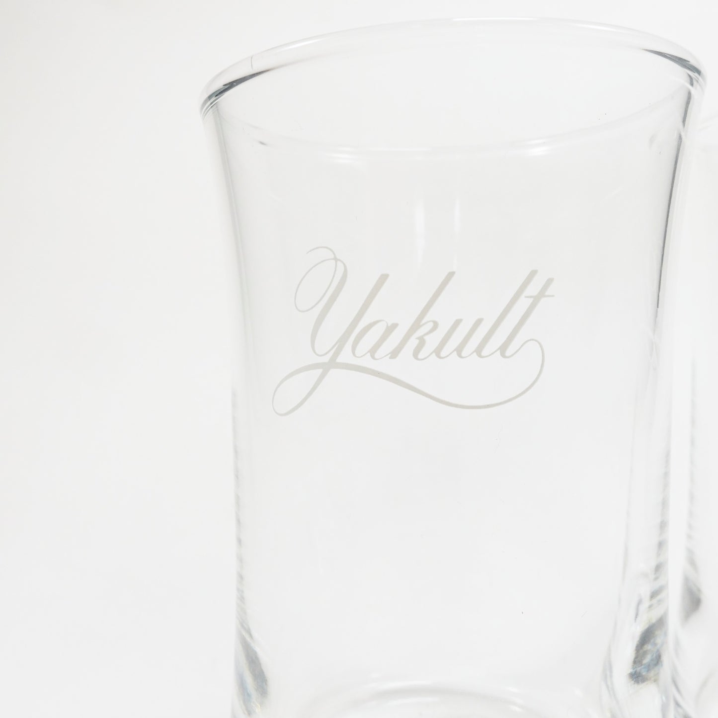 "Yakult " Vintage Glass_ガラスコップ　昭和レトロ 非売品