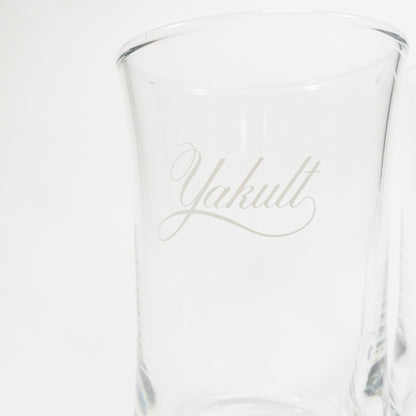 "Yakult " Vintage Glass_ガラスコップ　昭和レトロ 非売品