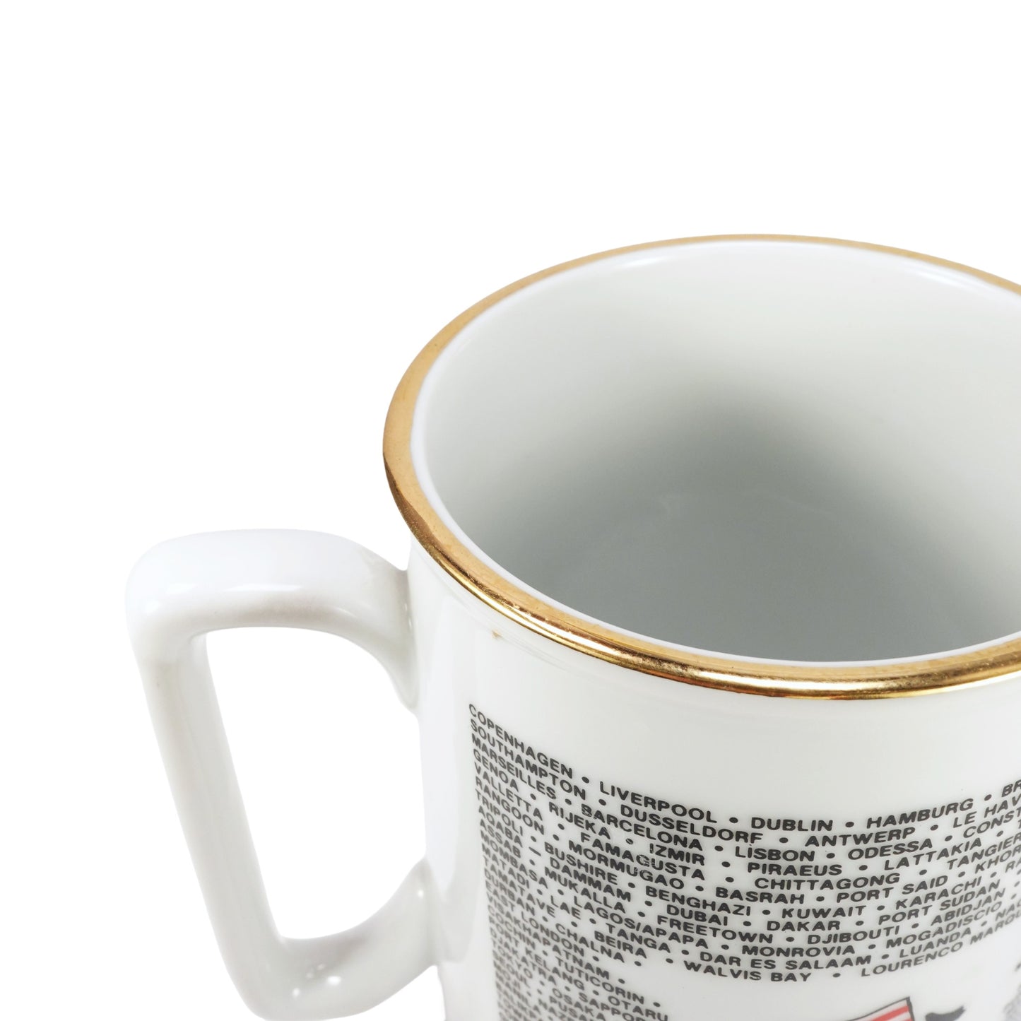 "NYK LINE" Vintage Mag Cup_マグカップ ジョッキ 日本郵船株式会社