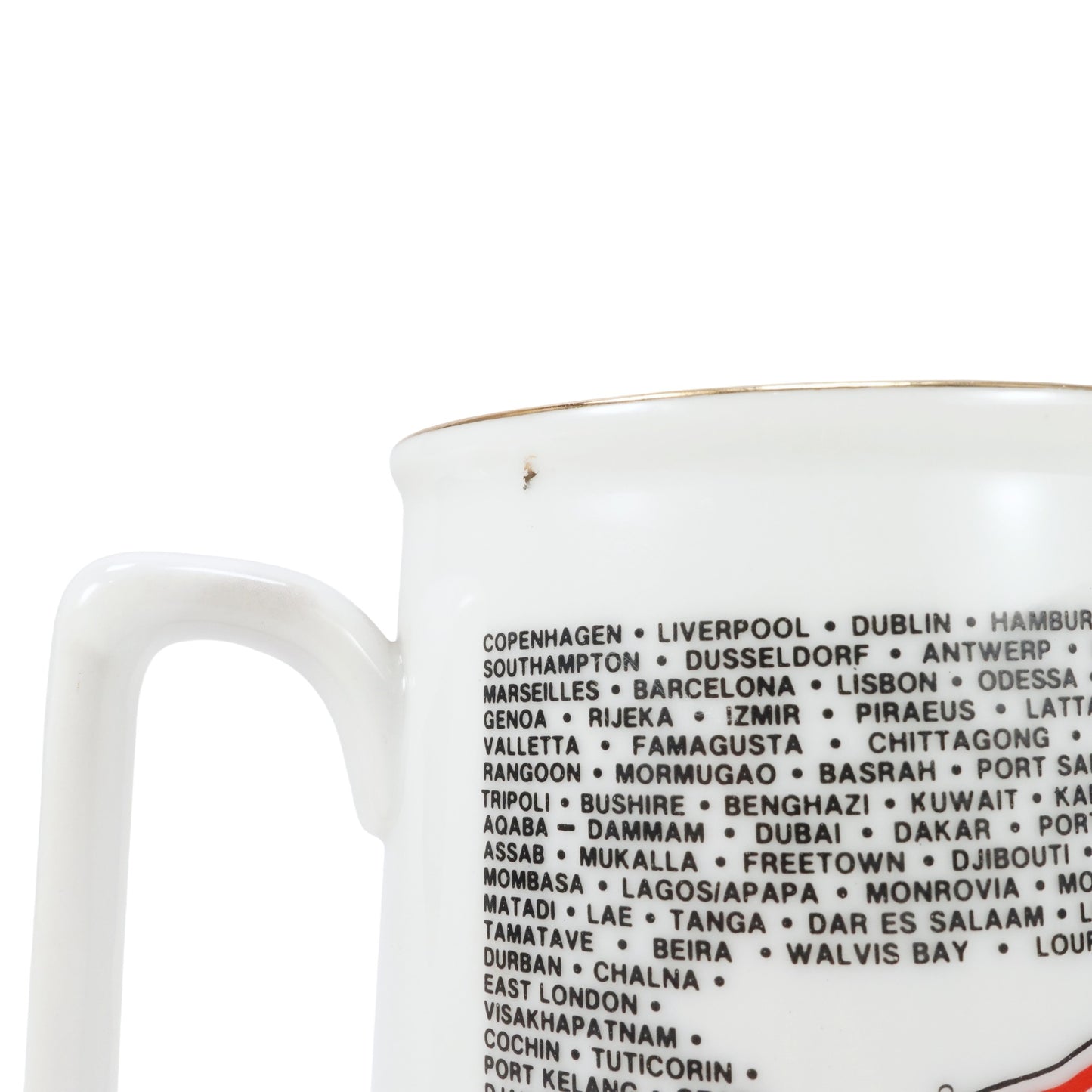 "NYK LINE" Vintage Mag Cup_マグカップ ジョッキ 日本郵船株式会社