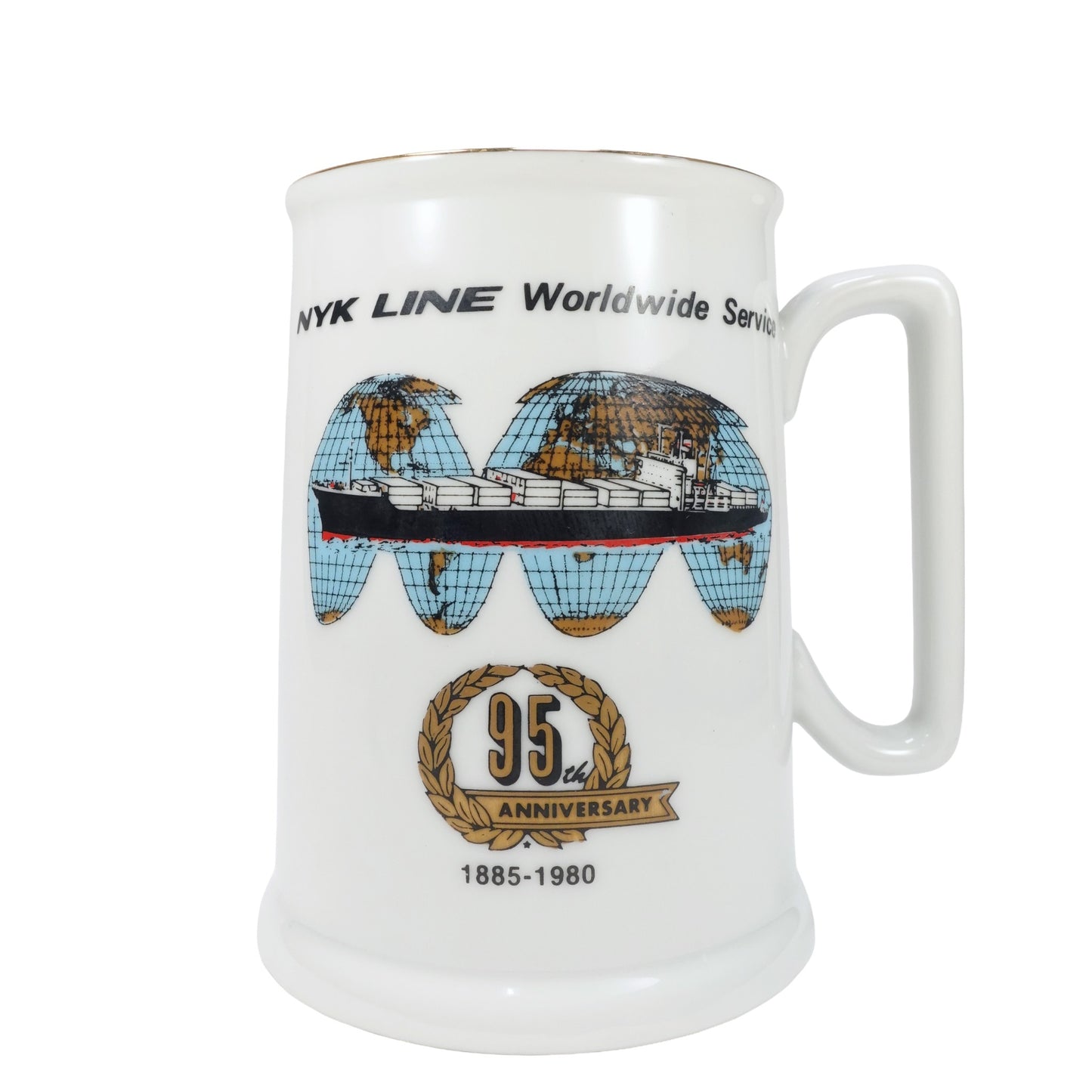 "NYK LINE" Vintage Mag Cup_マグカップ ジョッキ 日本郵船株式会社