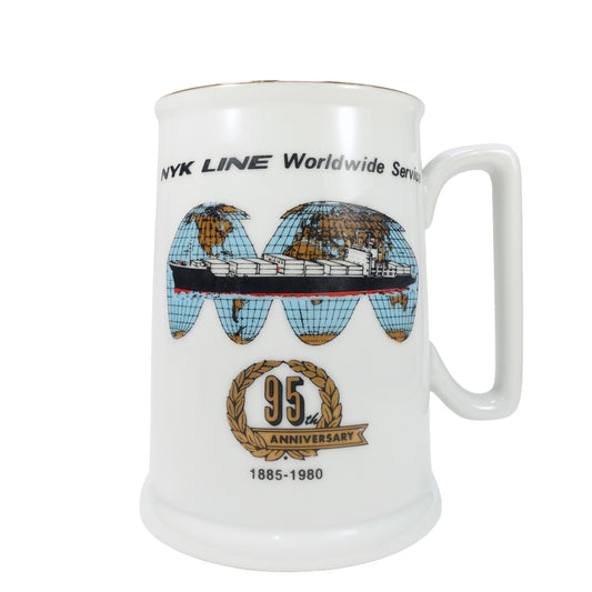 "NYK LINE" Vintage Mag Cup_マグカップ ジョッキ 日本郵船株式会社