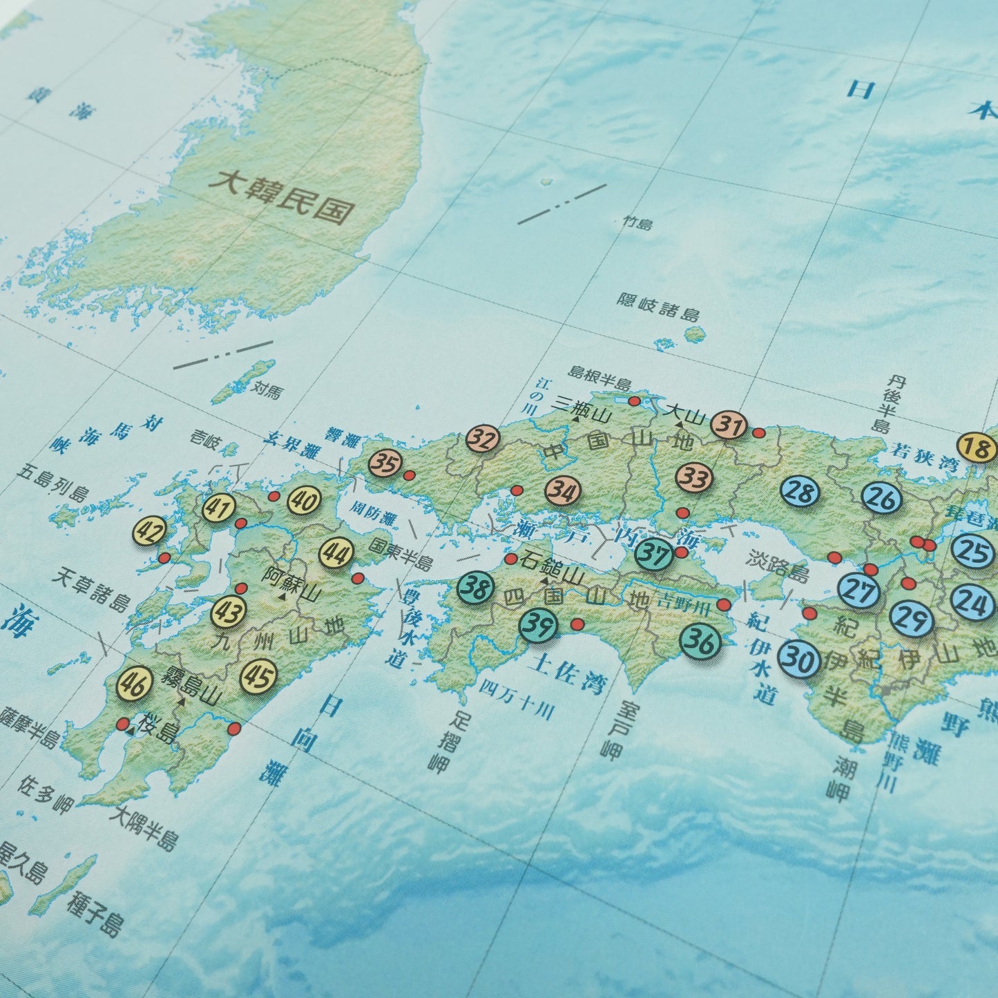 Japan Map Notebook_日本地図ノート B5