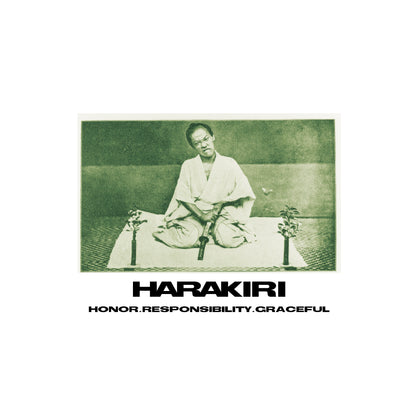 OUTとBAD "HARAKIRI_ハラキリ" T-Shirts