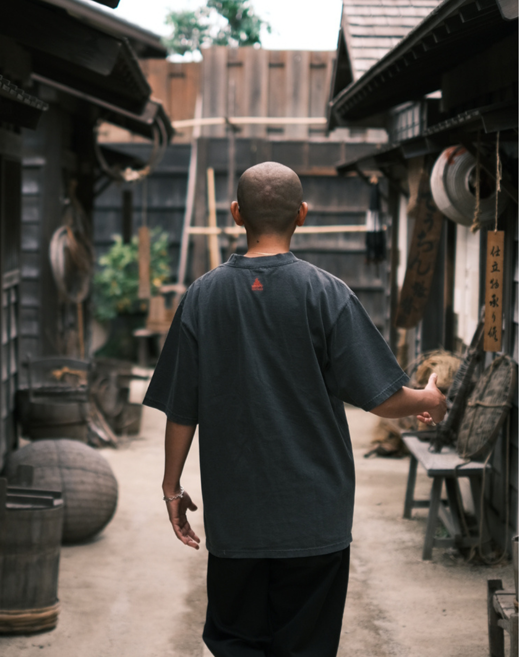 WATNAS "因果応報_Karma" Premium 7.5 oz Garment Dye T-Shirts