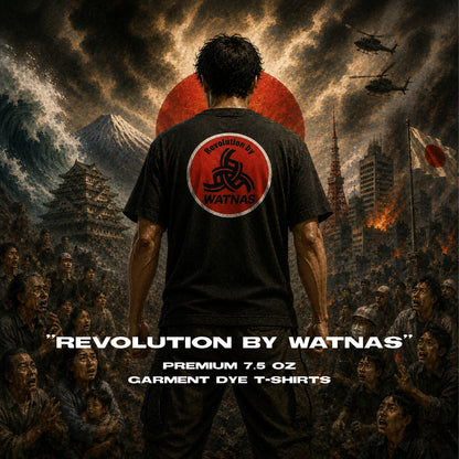 WATNAS "Revolution by WATNAS" Premium Heavy Weight Crew Sweat 〈3Colors〉