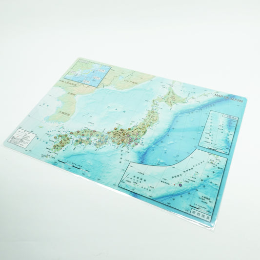 Japan Map Underlay_日本地図下敷き A4