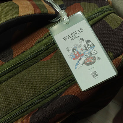 WATNAS "Japan prosperity 日本繁栄 " Original Luggage Tag & 3Cards