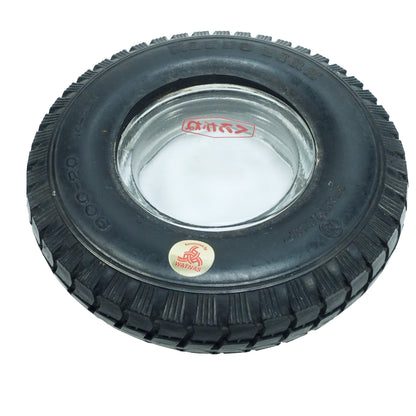 "くろがね" NITTO TIRE Vintage Tray_小皿.灰皿　昭和レトロ  企業物