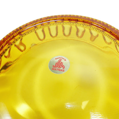 "Amber Glass" Vintage Tray_小皿.灰皿　昭和レトロ